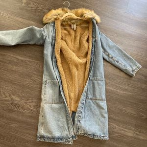 Denim coat